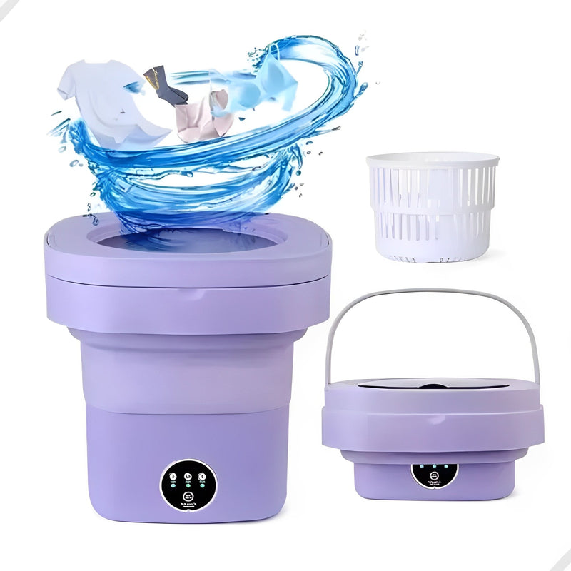 Mini Máquina de Lavar  | Lava & Centrifuga - Roupa Limpa sem Esforço