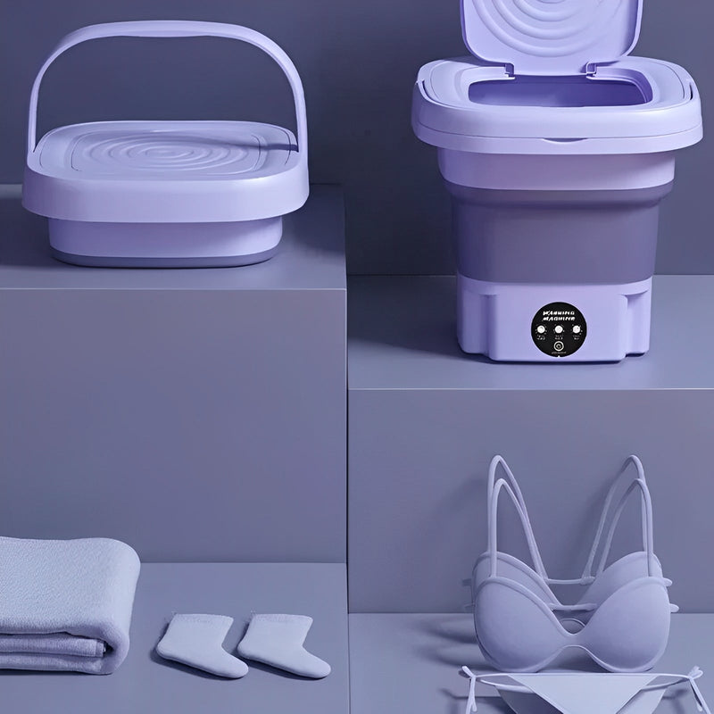 Mini Máquina de Lavar  | Lava & Centrifuga - Roupa Limpa sem Esforço