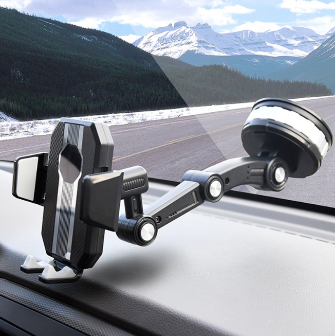Suporte de Celular para Carro com Fixação Firme. Ajustável, Rotação 360° e Estável. Fácil Instalação. Cellphone Holder®