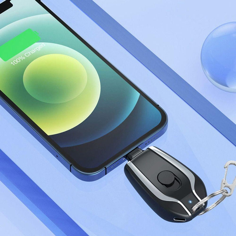 O Carregador Portátil que Cabe no Seu Chaveiro - Maxcharge®