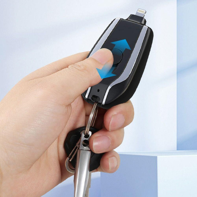 O Carregador Portátil que Cabe no Seu Chaveiro - Maxcharge®
