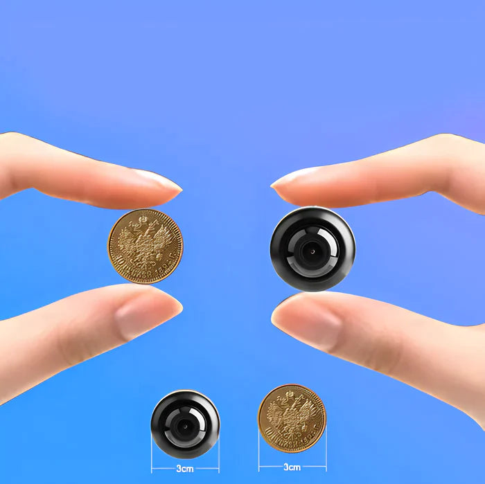 Mini Câmera de Segurança Nano Vision HD - Instale em minutos e monitore do seu celular