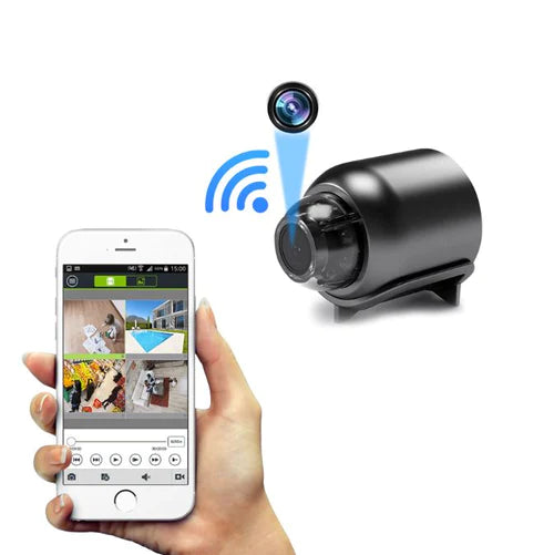 Mini Câmera de Segurança Nano Vision HD - Instale em minutos e monitore do seu celular