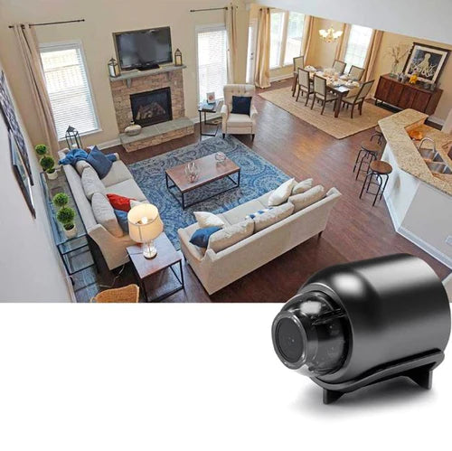 Mini Câmera de Segurança Nano Vision HD - Instale em minutos e monitore do seu celular